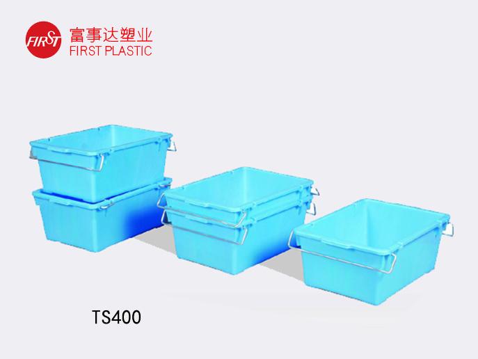 TS400翻转套叠樱桃视频成人在线观看周转箱